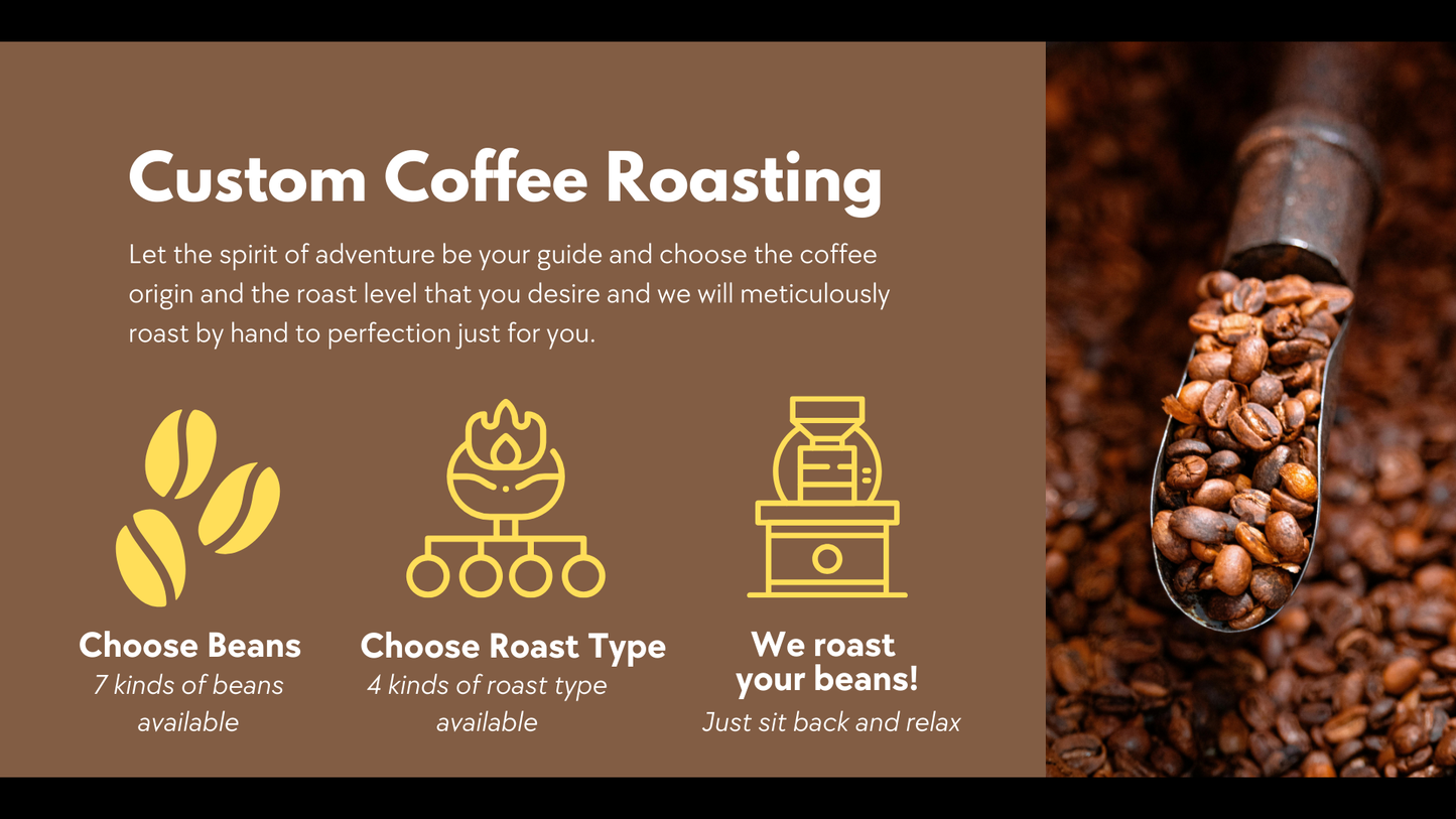 Custom Coffee Roasting 12oz