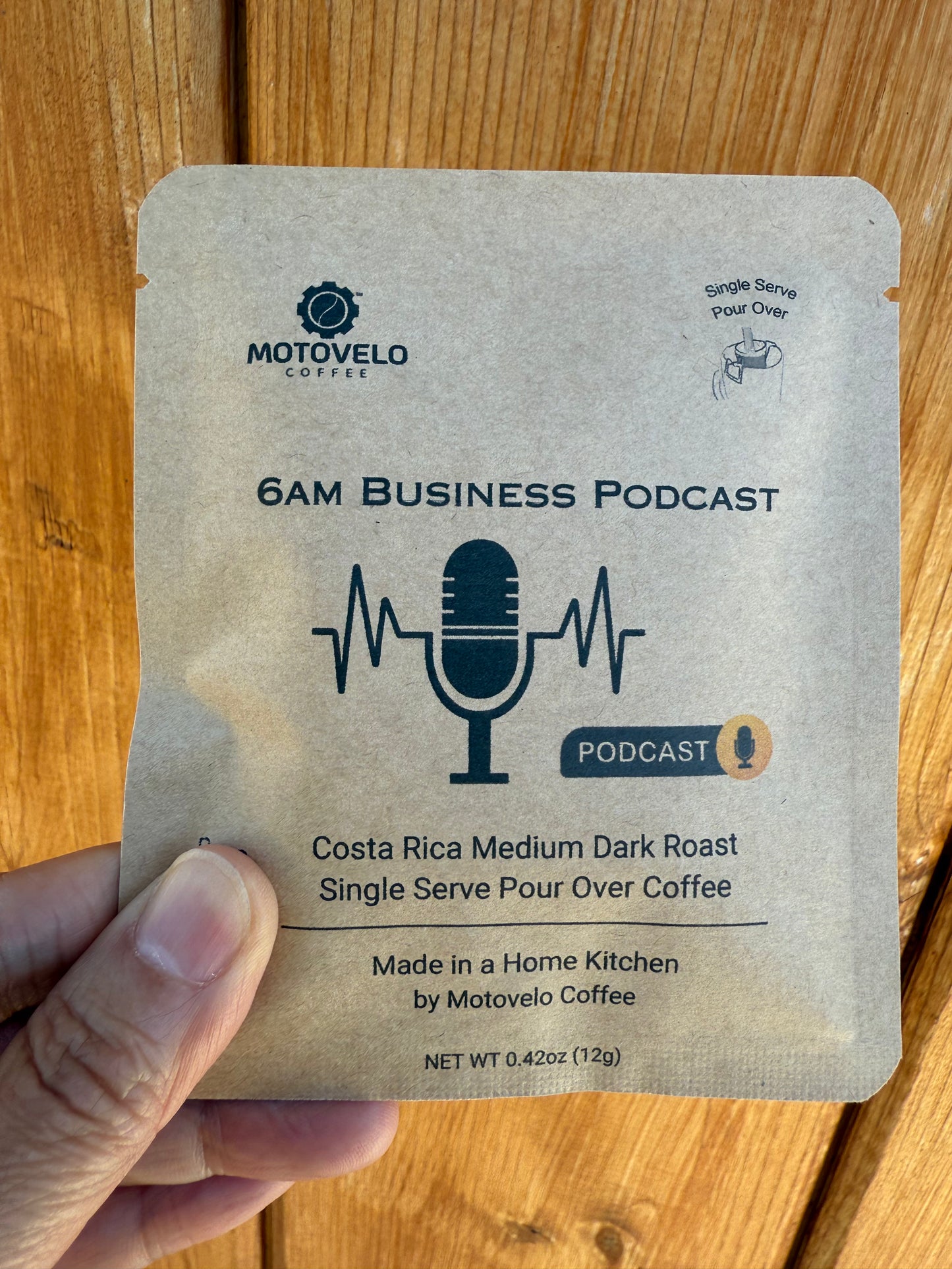 Custom Branded Single Serve Pour Over Coffee – Motovelo Coffee
