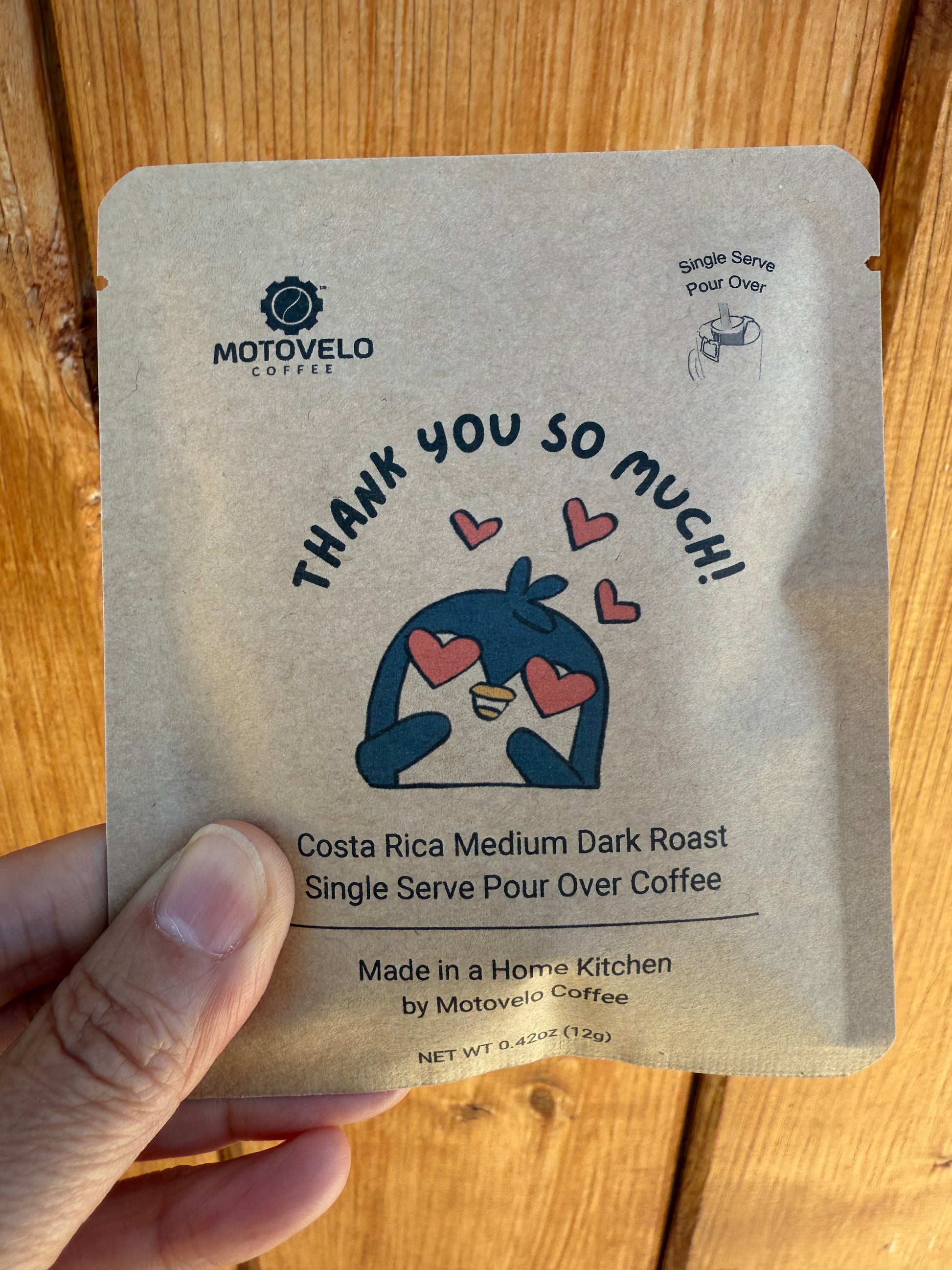 Custom Branded Single Serve Pour Over Coffee – Motovelo Coffee